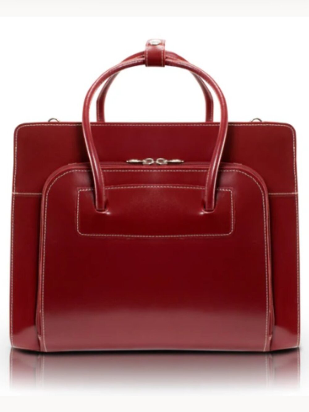 McKleinUSA 15" Red Leather Business Bag